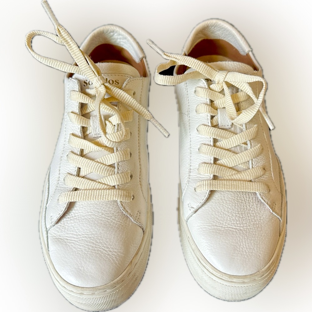 Soludos Ibiza Platform Leather Sneakers